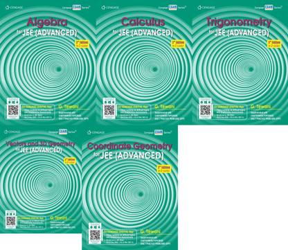 Cengage JEE Maths Combo ( Algebra, Calculus, Trigonometry, Vectors & Coordinate Geometry & 3D Geometry) Sets Of 5 Books ( For 2022 )