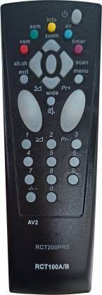 Akshita RCT200PRS & RCT100A/B CRT (OLD) Remote Control ( Chake Image With Old Remote ) Thomson Remote Controller