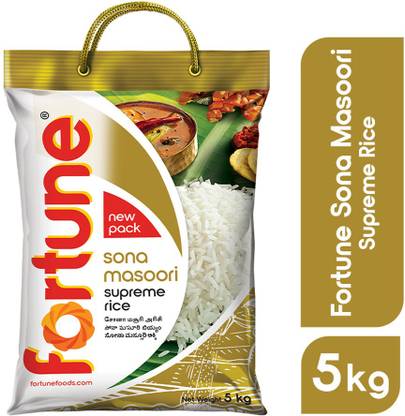 FORTUNE Supreme Sona Masoori Rice (Raw)