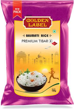 Golden Label Premium Tibar Basmati Rice Basmati Rice (Broken Grain, Steam)