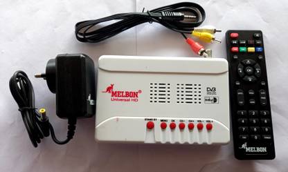 Melbon universal HD H.264 MPEG-4 box dd free dish life time free channels Media Streaming Device