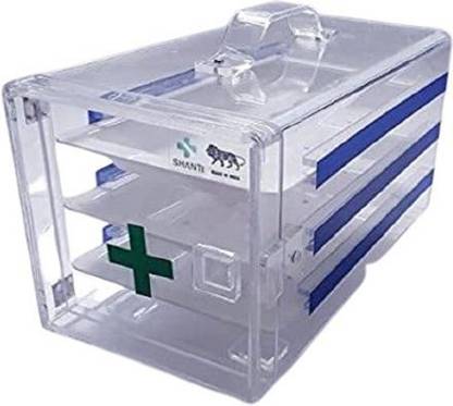 OTICA Formalin chamber 16 inch with 3 trays Premium Quality with 5 mm thick Material First Aid Kit