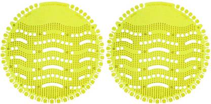 Karmarch Urinal Screen mat with fragrance for Toilet and Bathroom use Lemon Mat Toilet Cleaner