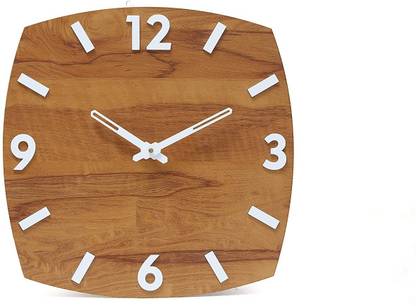 DEV HAND FLOK PRINT Analog 30 cm X 30 cm Wall Clock