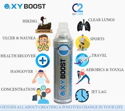Oxyboost OxygenCylinder12L Portable Oxygen Can