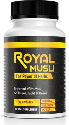 herbal veda Royal Musli Capsules Power Booster musli ashwa shakti