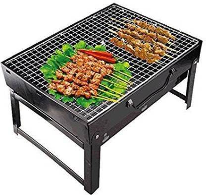 PRL TRADERS CharcoalBarbecueMetalFoldableGrill Charcoal Grill