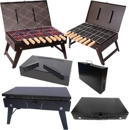 Geico master Foldable Briefcase Style Charcoal Barbecue and Tandoor Electric Tandoor