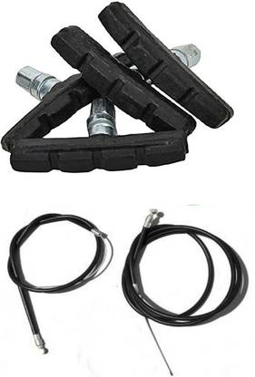 NNBS BICYCLE WIRE SET+4 POWER SHEO Brake Shoe