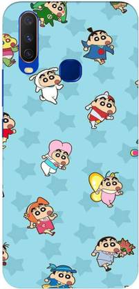 Repex Back Cover for Vivo Y12, Y15, Y17 Vivo U10, Shin chan, Cartoon