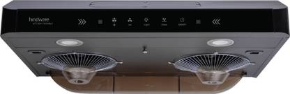 Hindware Scarlet black 71cm Auto Clean Wall Mounted Black 1250 CMH Chimney