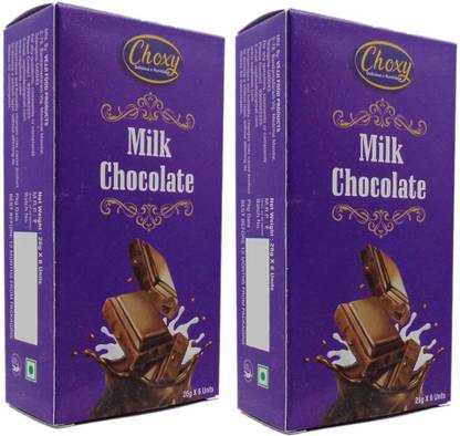 choxy Combo Milk Chocolate Bar-26gX6 Units Bars