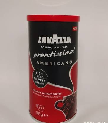 Lavazza Prontissimo Americano Premium Instant Coffee,95g Instant Coffee