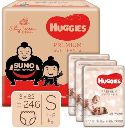 Huggies Premium Soft Pant diaper, - S