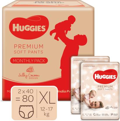 Huggies Premium Soft Pant diaper, - XL