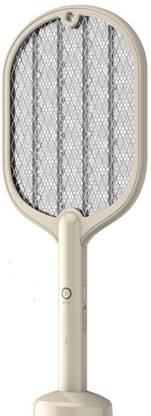 iDOLESHOP Automatic and Handheld dual mode Mosquito Swatter Rechargeable Electric Fly Swatter with UV Light Lamp, Racket USB Charging Base Electric Insect Killer Indoor, Outdoor