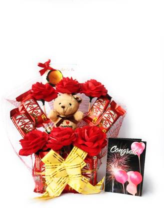 FluteRey 04_ bouquet_CONGRATS Paper Gift Box