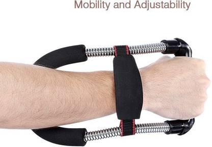 Fitnesstricks Wrist Arm Power Adjustable Forearm Force Flexor Strength Training Tool Exerciser Hand Grip/Fitness Grip