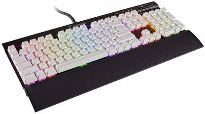 Corsair Gaming PBT Double-Shot Keycaps Full 104/105-Keyset Wired USB Standard Gaming Keyboard Compatible with Desktop, Laptop, Mac
