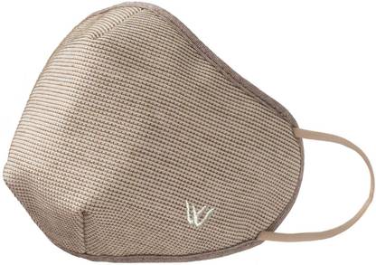 WonderLab 3D Wonder-C Copper Fabric 3-Layer Face Mask, 99.9% Antibacterial, Washable and Re-Usable (150 times), Protects from UV rays, Odours, Dust and Pollution, Water Resistant Cloth Mask Cloth Mask