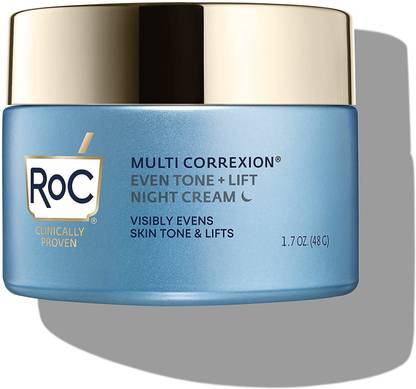 ROC Multi Correxion 5 in 1 Restoring/Anti Aging Facial Night Cream with Hexinol, 1.7 Oz