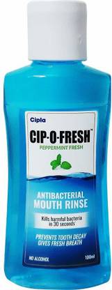 Cipla CIP-O-FRESH PEPPERMINT FRESH PACK OF 5(100MLX5) - PEPPERMINT