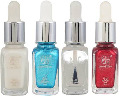CL2 Cameleon True Color Gel nail Polish Set of 4, 12ml each Combo4