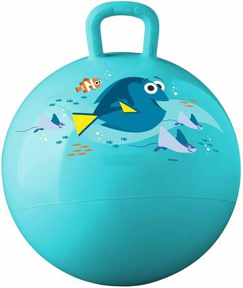 WHITE POPCORN Hopper Ball for Kids 6-10 | Hip-PT Hop Ball | Jumping Ball Gym Ball