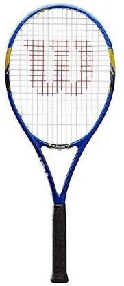 WILSON US Open 103, Blue/Yellow Multicolor Strung Tennis Racquet