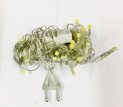 CUBE 1 LEDs 5 m White Flickering, Steady String Rice Lights