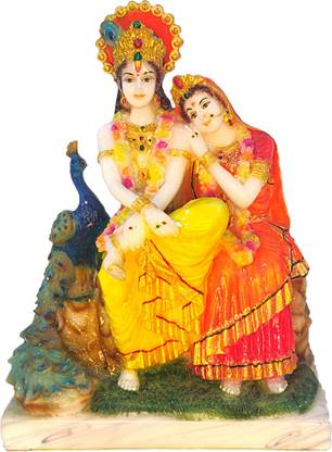 zariiwalaa ZariiWalaa - Radha Krishna - 8.5 Inch Decorative Showpiece  -  22 cm
