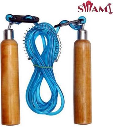 Swa Mi High Quality Wooden Handle Jumping Skipping Rope Speed Skipping Rope