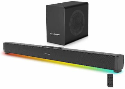 CloudWalker E3000 100W 2.1 Channel Bluetooth 5.0 Soundbar with Subwoofer & LED Lights 100 W Bluetooth Soundbar