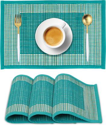 HomeStorie Rectangular Pack of 4 Table Placemat