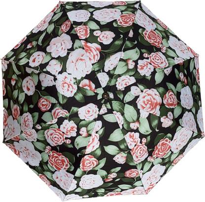 Chhatram Floral Print, 3 fold, Heat resistant Umbrella