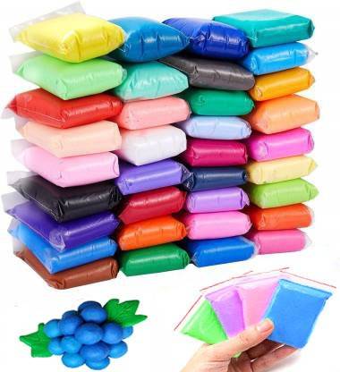 Little's Cry Air Dry Clay For Kids DIY Ultra Light Modeling Bouncing Clay Kids 12 Different Color Clay Creative Art For Children (36pc)