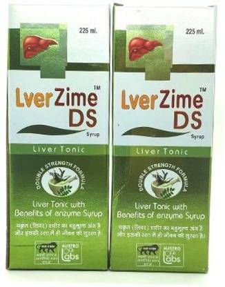 Liver Zyme DS Liver Tonic With Benifits Of Enzyme Syrup 225 ml (pack of 2)