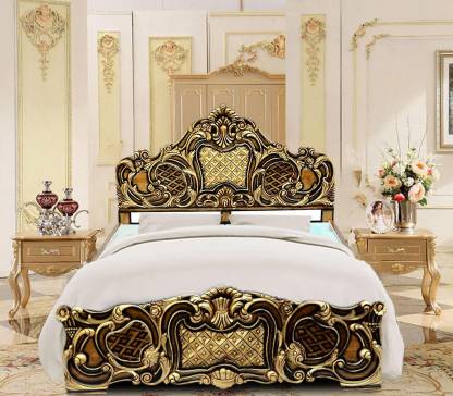 Wood Master Sre Bed Solid, Wood Storage Bed King Size