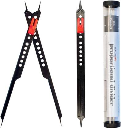 Accurasee Artist 10" Proportional Divider for Drawing Supplies & Drafting Tools - Adjustable Caliper & Subject Dividers for Art Drawing Tools - Alternative for Art Projector, Camera Lucida, Compass Binder Index Divider