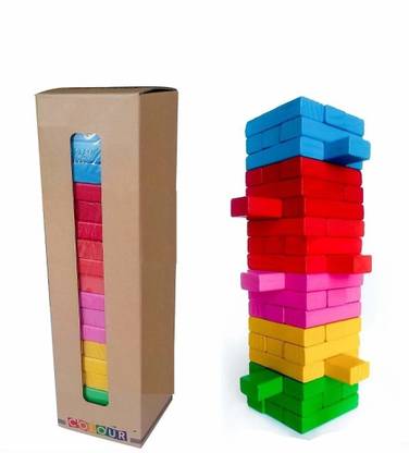 Pepino PURE High Quality Jenga Blocks Plastic Tumbling Tower Game