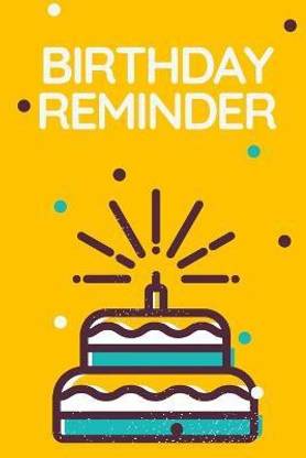 Birthday Reminder Notebook