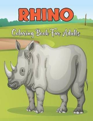 Rhino Coloring Book for Adults