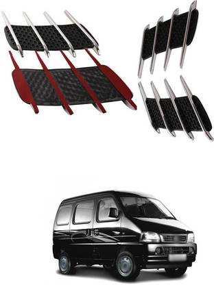 PROEDITION Car Side Airflow Chrome Car Fender Vent Hood Scoop Cover (Silver + Black) A144 Matte, Glossy, Chrome Maruti Versa Side Garnish