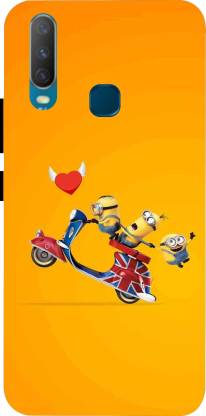 LIKELOOK Back Cover for Vivo Y17, Vivo Y12, minions