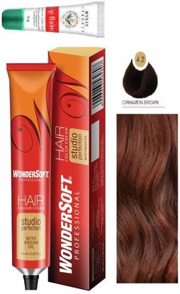 Mylie WonderSoft Professional Studio Perfection Hair Color Cream ( CINNAMON BROWN 4.2 )