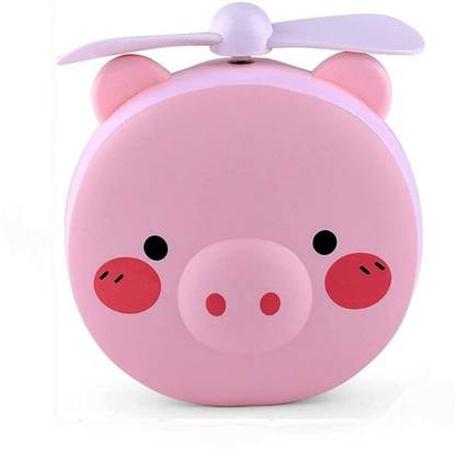 A1 SQUARE RECHARGEABLE USB FAN portable mirror led light fan panda mirror set for travel makeup USB Fan
