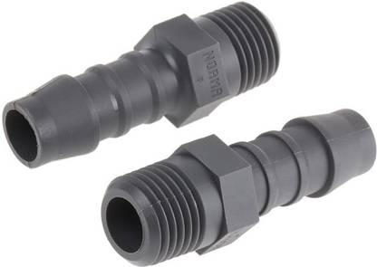 Vasudha Irrigation 16 MM HOSE COLLER (1/2 INCH THREAD X 16 MM BARB CONNECTOR ) BLACK COLOUR PACK OF 20 PIC Drip Irrigation Kit