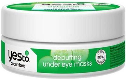 Yes To Cucumbers Depuffing Under Eye Masks - 16ct