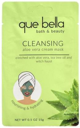 Que Bella Deep Cleansing Aloe Vera Cream Face Mask