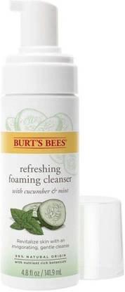 Burt's Bees Refreshing Foaming Cleanser with Cucumber and Mint Face Wash
